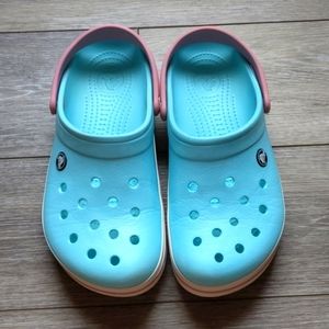 Blue Crocs women's 9